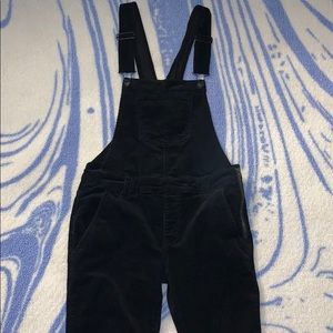 black overalls